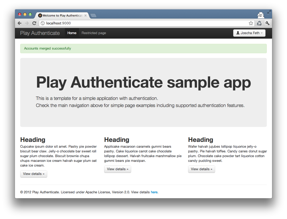 sample screen
